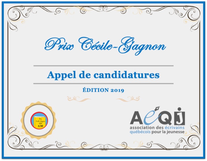 Avis aux éditeurs – Appel de candidatures Prix Cécile-Gagnon 2019