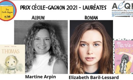 Les lauréates du Prix Cécile-Gagnon 2021!…