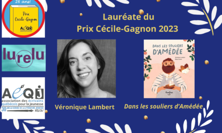 La lauréate du Prix Cécile-Gagnon 2023 – volet album