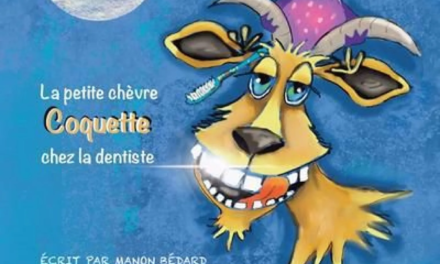 La petite chèvre Coquette chez la dentiste